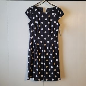 NWT Black Polka Dot Dress